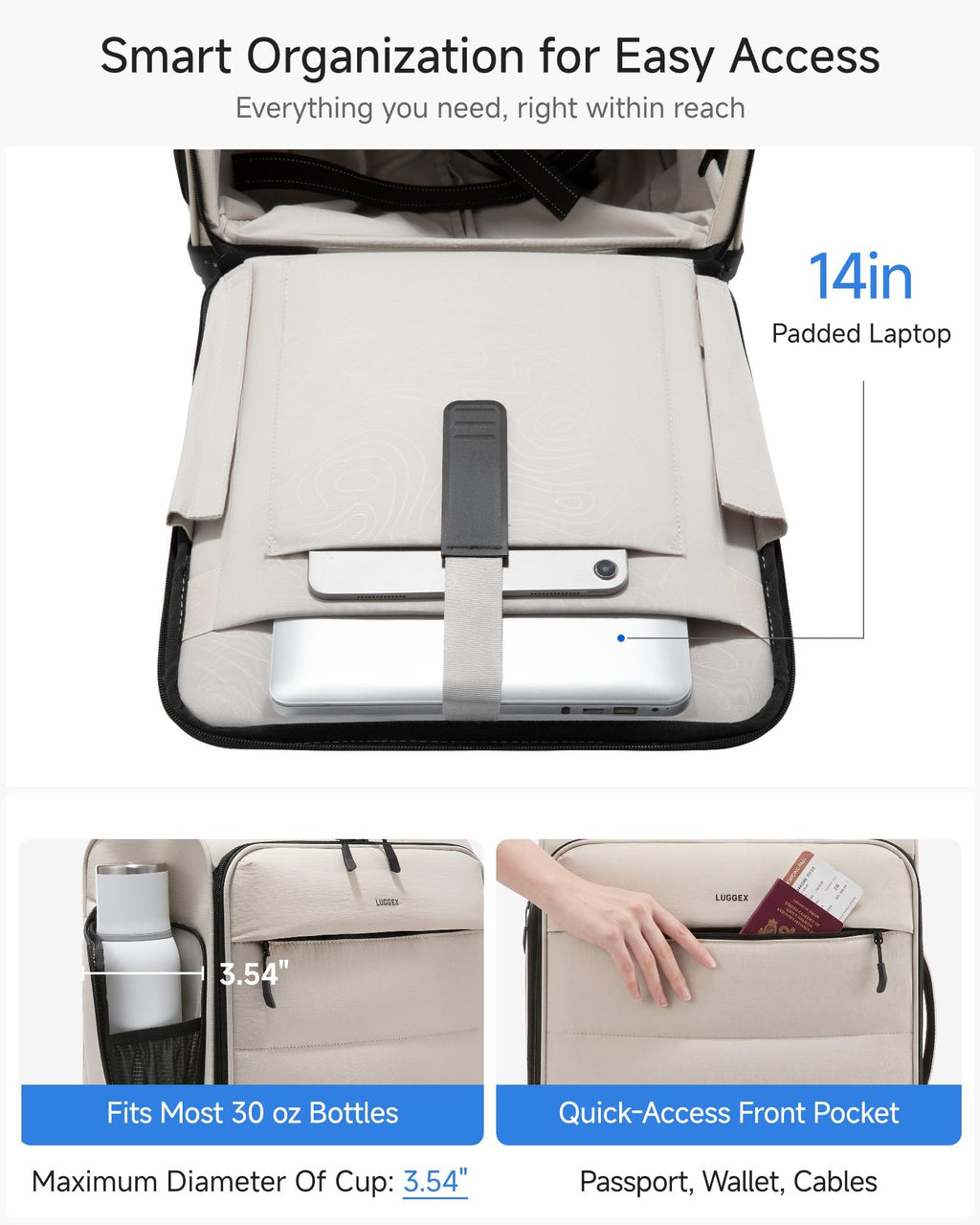Black Underseat Carry On Bag P1204