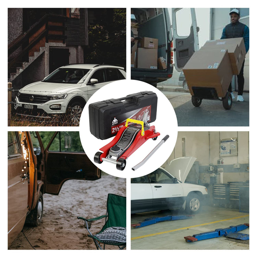 2.5 Ton Low Profile Hydraulic Floor Jack with Storage Case H901