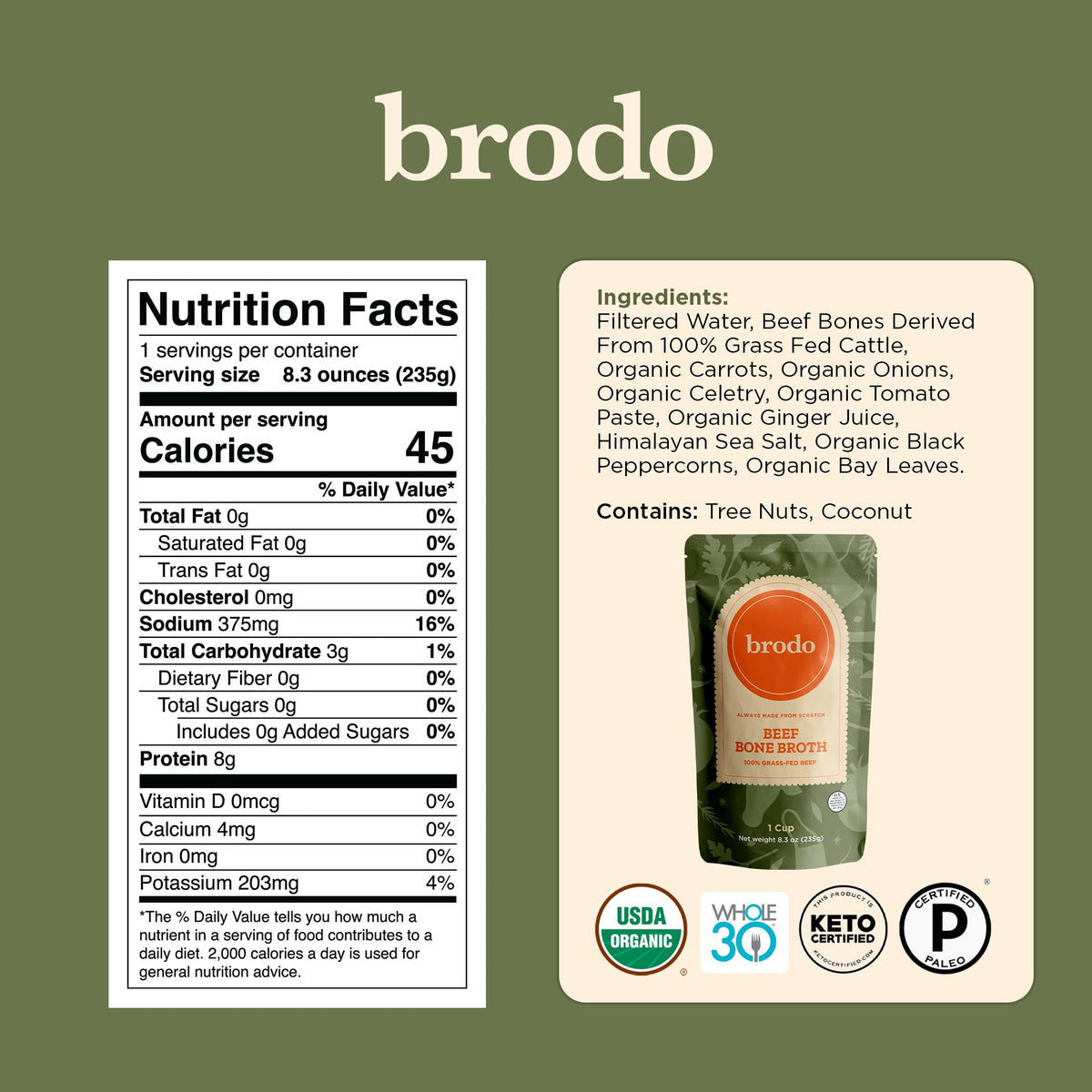 Bone Broth Variety Pack 8.3 oz M3049