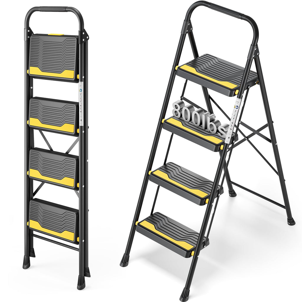 4 Step Ladder Black J389