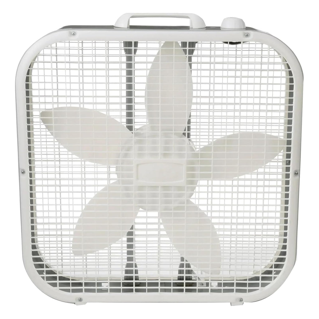 20 Inch 3 Speed Portable Floor Fan with Removable Grill, White C431023