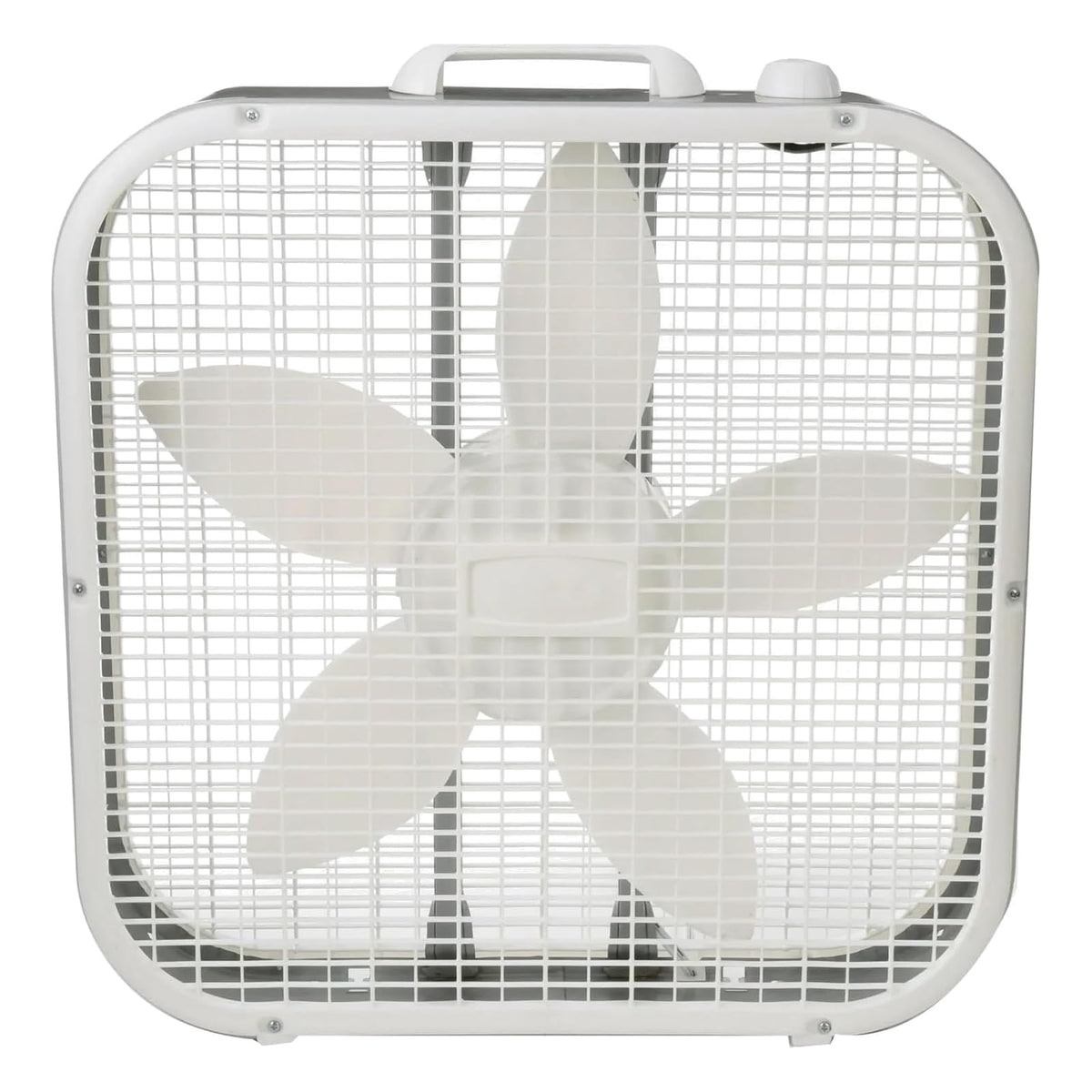 20 Inch 3 Speed Portable Floor Fan with Removable Grill, White C431023
