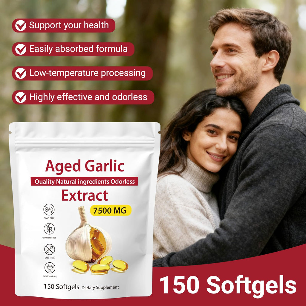 Odorless Aged Garlic Extract 7500mg Softgels G323164