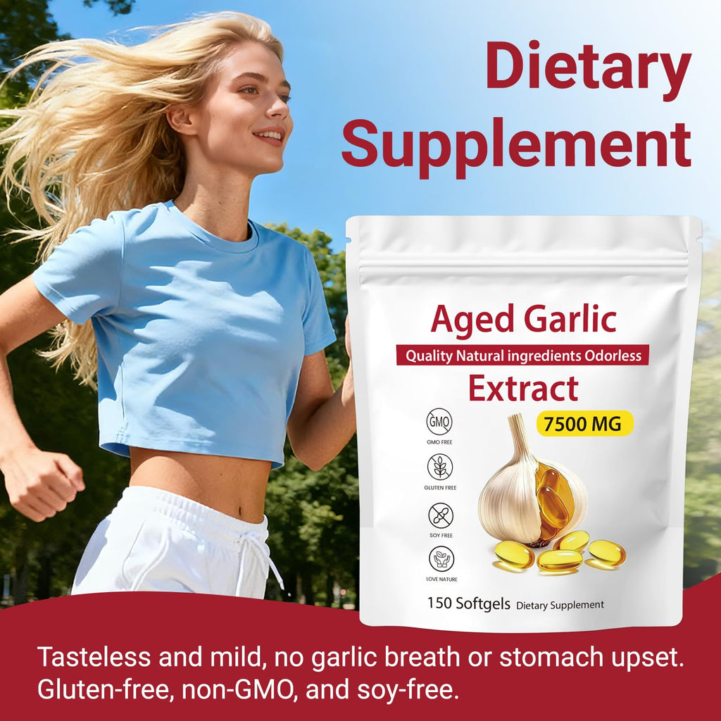 Odorless Aged Garlic Extract 7500mg Softgels G323164
