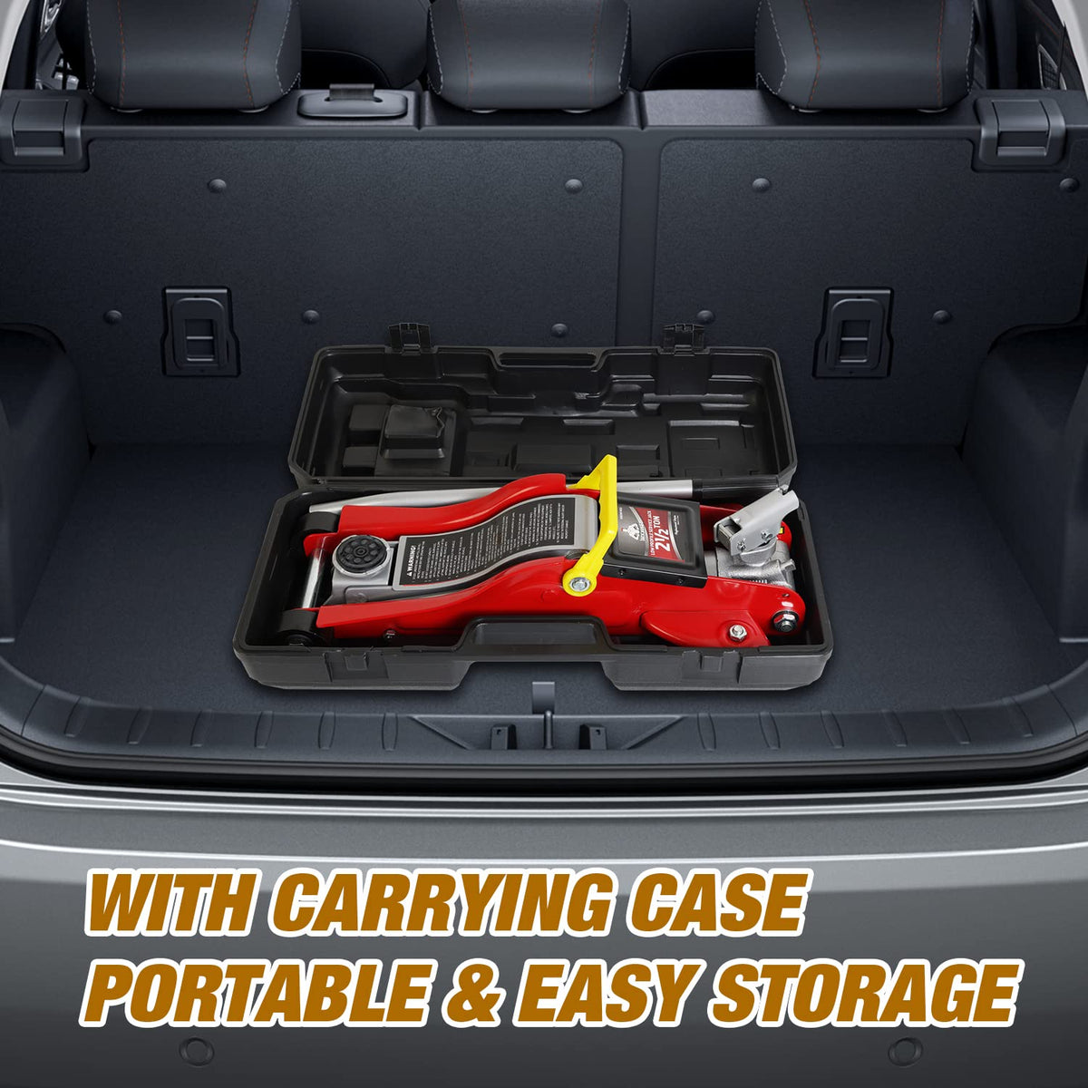 2.5 Ton Low Profile Hydraulic Floor Jack with Storage Case H901