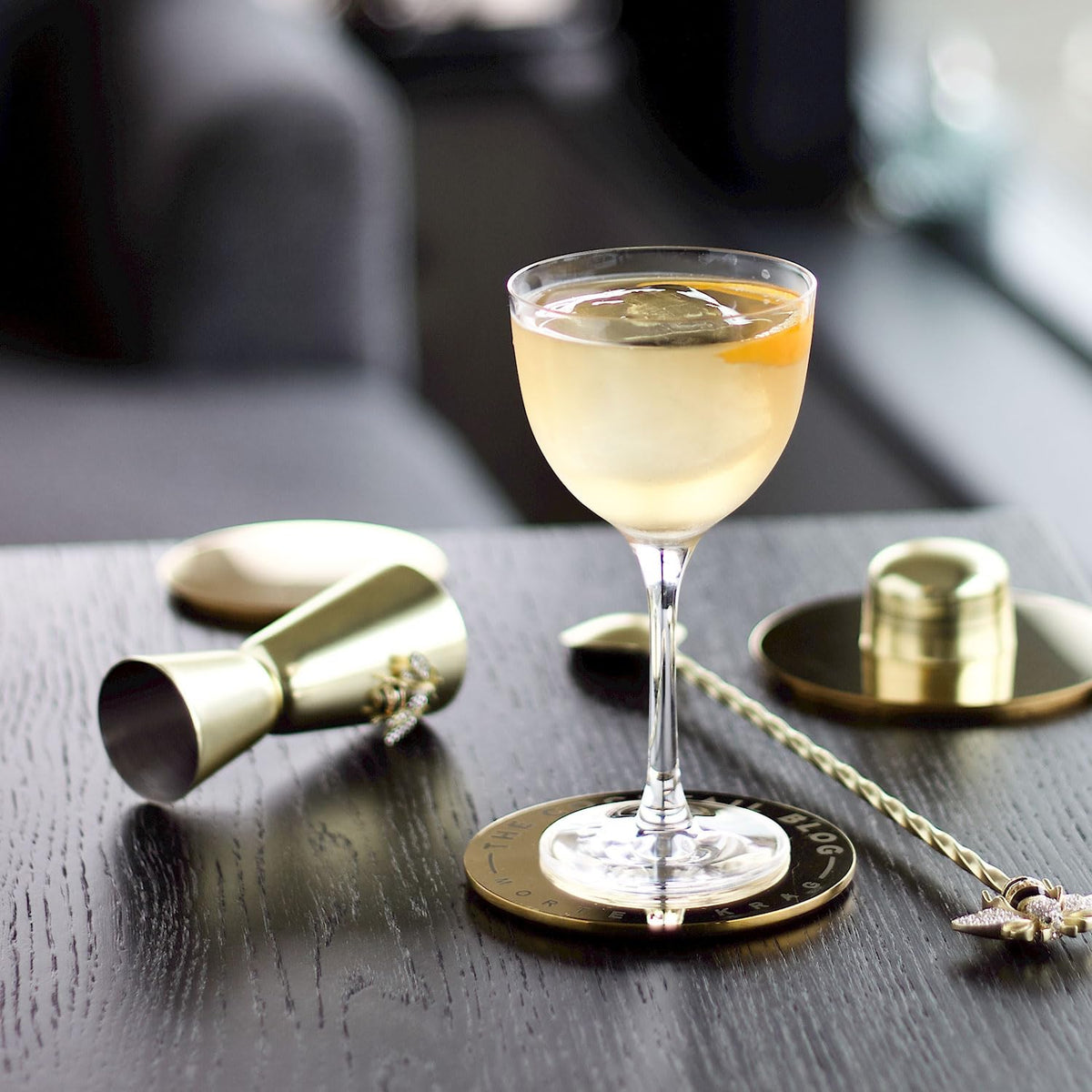 Crystal Coupette-Style Glass 2-Piece Set O4718