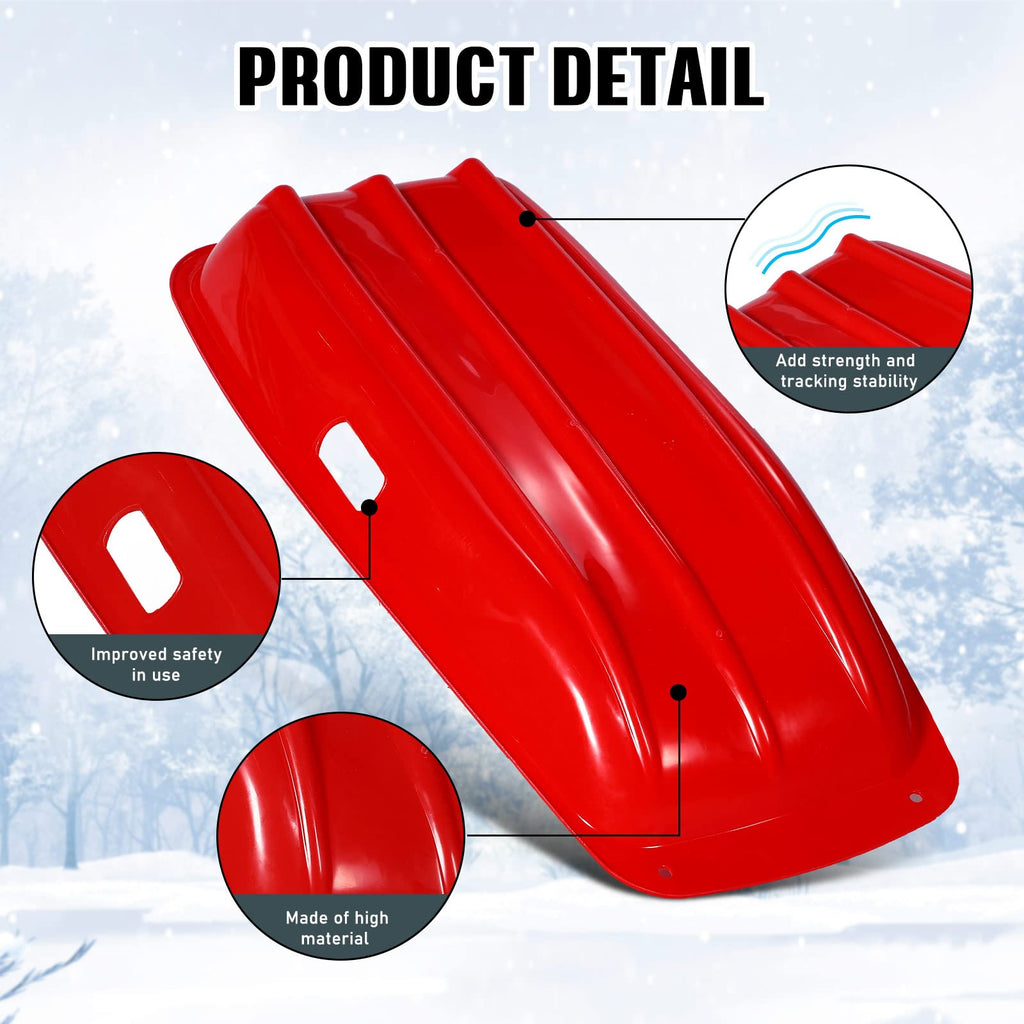 6 Pcs 35 in Plastic Snow Sled G85617