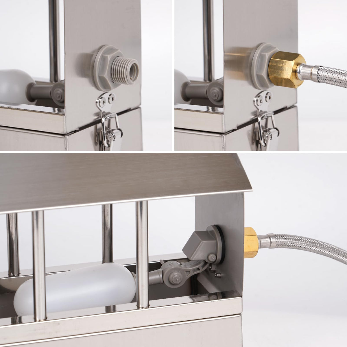Automatic Stainless Steel Chicken Waterer with Float Valve U9207