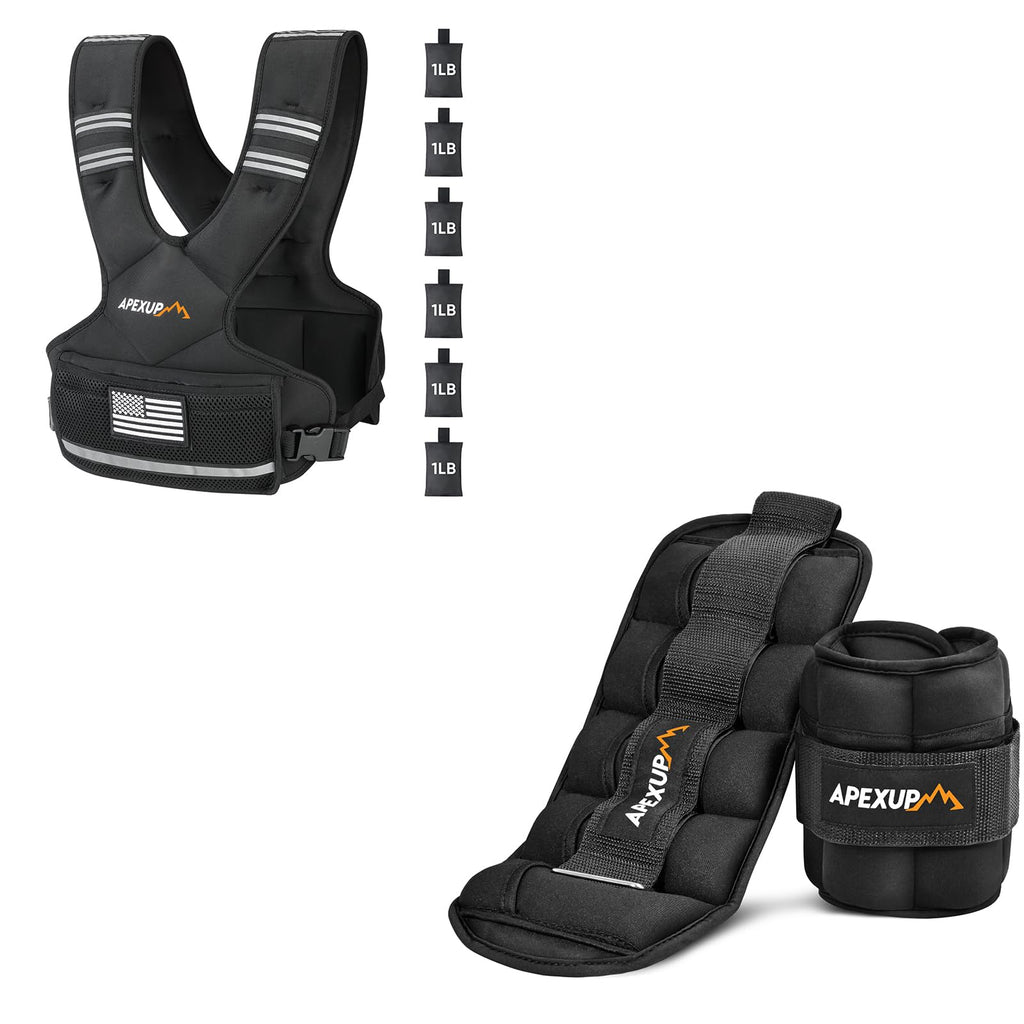 Adjustable Ankle Weights and Weighted Vest M1617