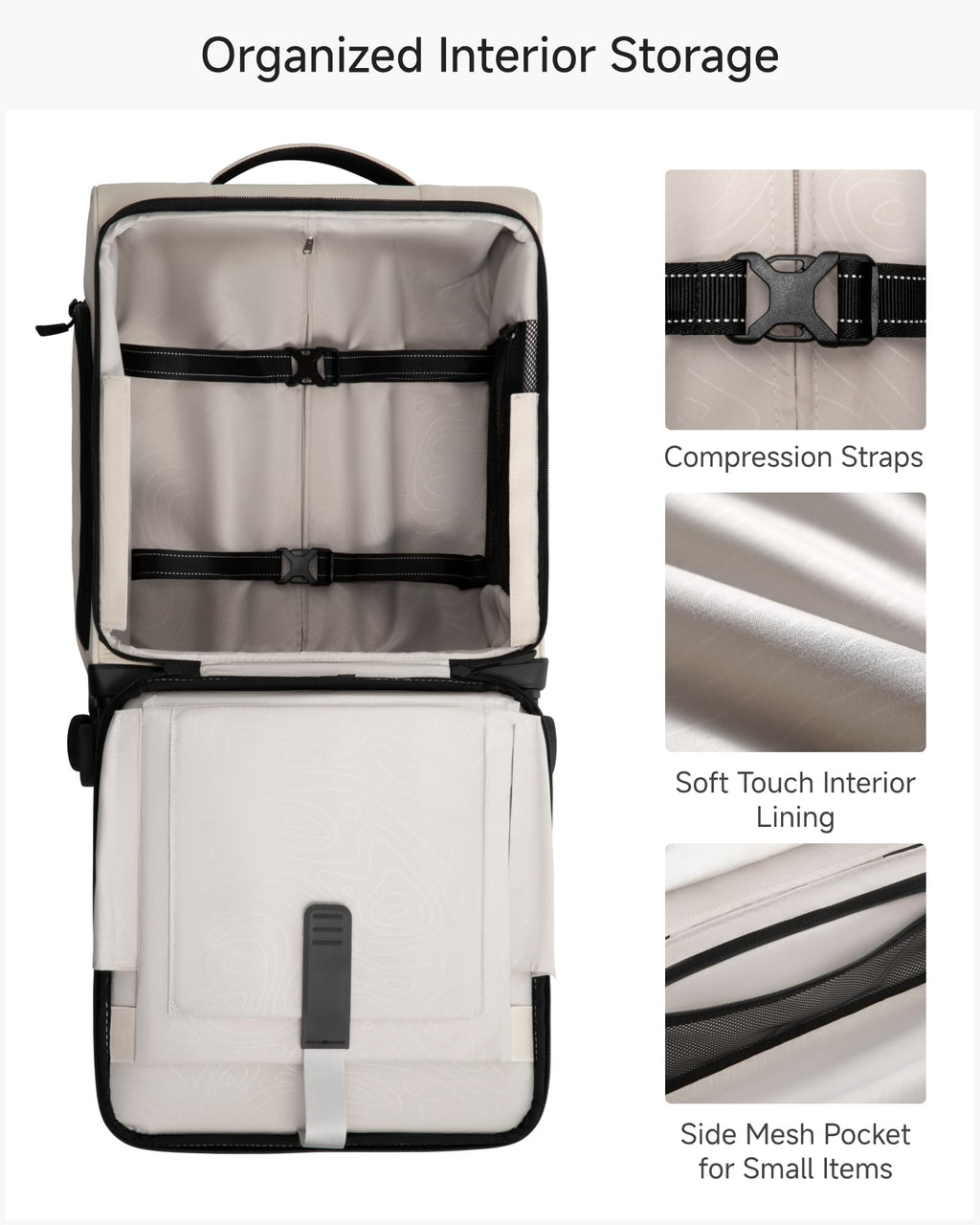 Black Underseat Carry On Bag P1204