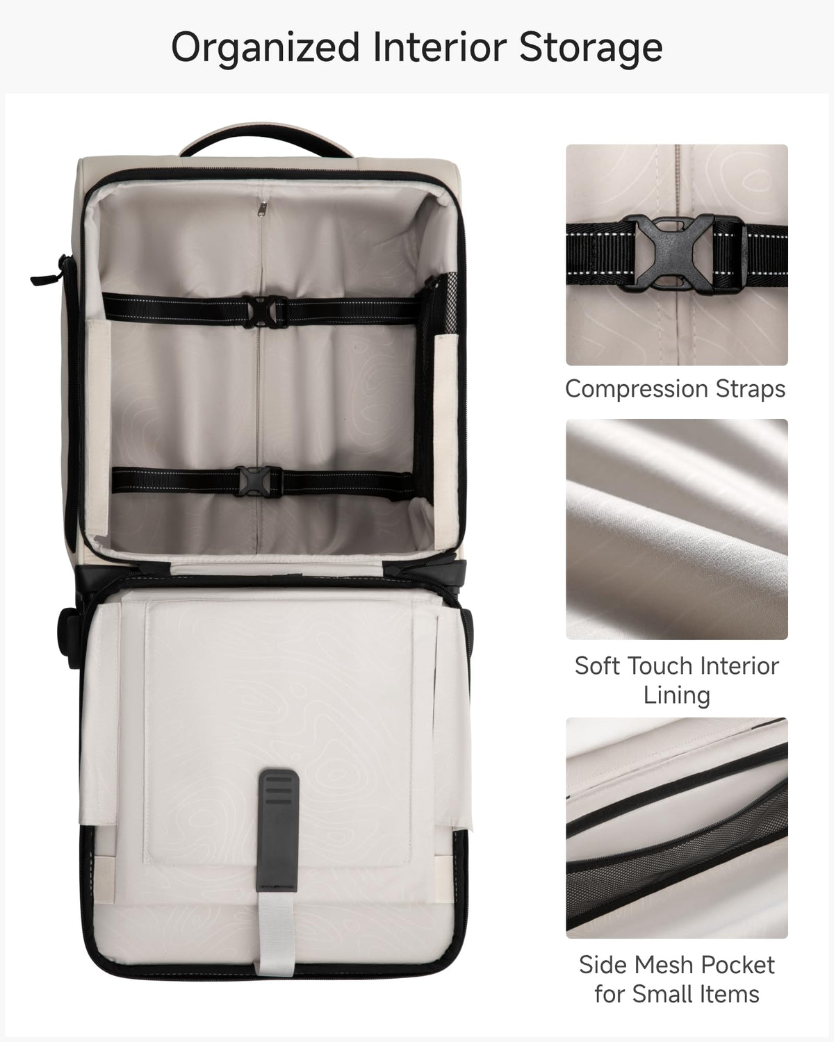 Black Underseat Carry On Bag P1204