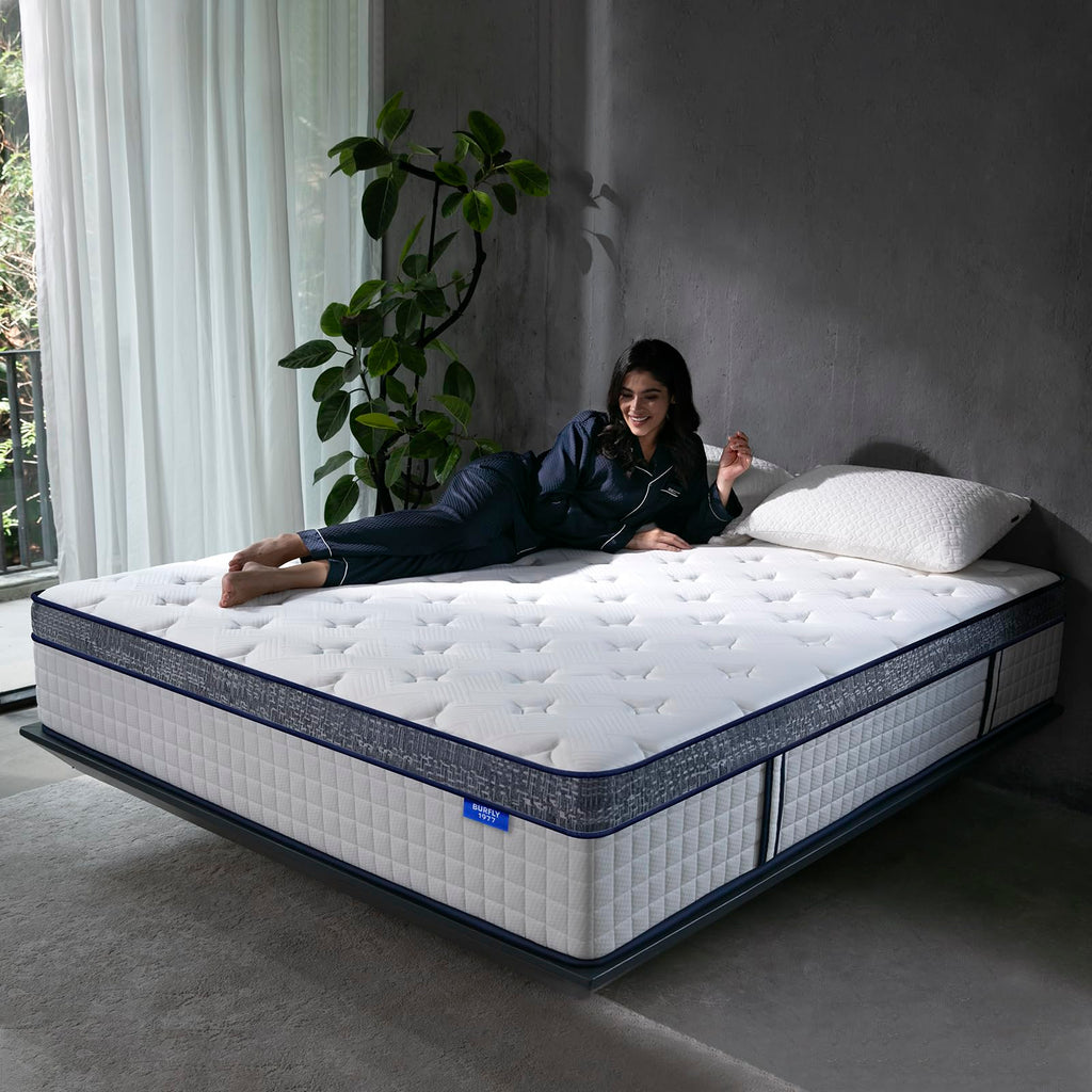 Queen Size 12 Inch Hybrid Memory Foam Mattress H43761
