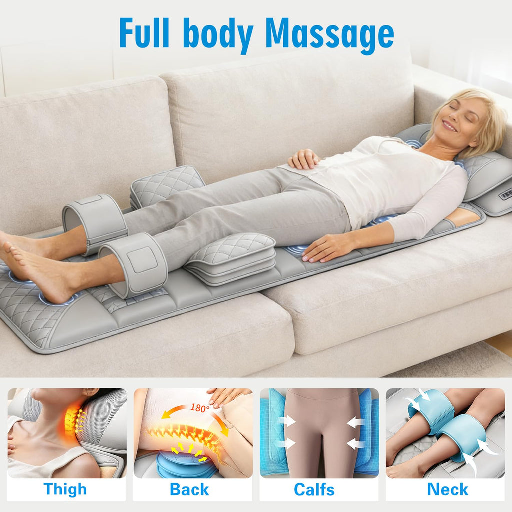 Full Body Massage Mat with Lumbar Pad & Headrest N75271
