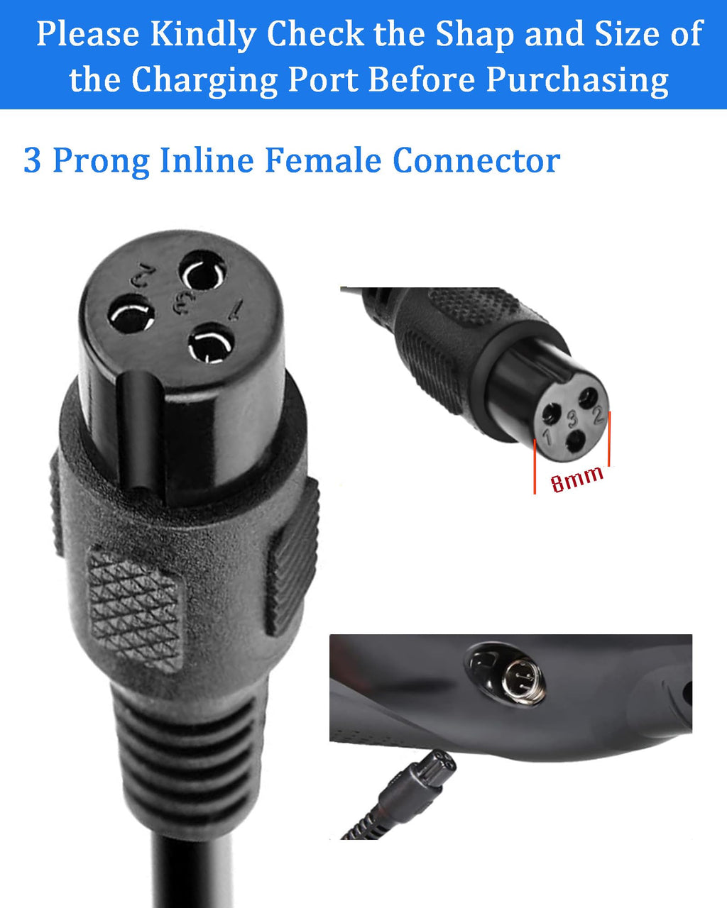 42V 2A Electric Scooter Charger Z471528