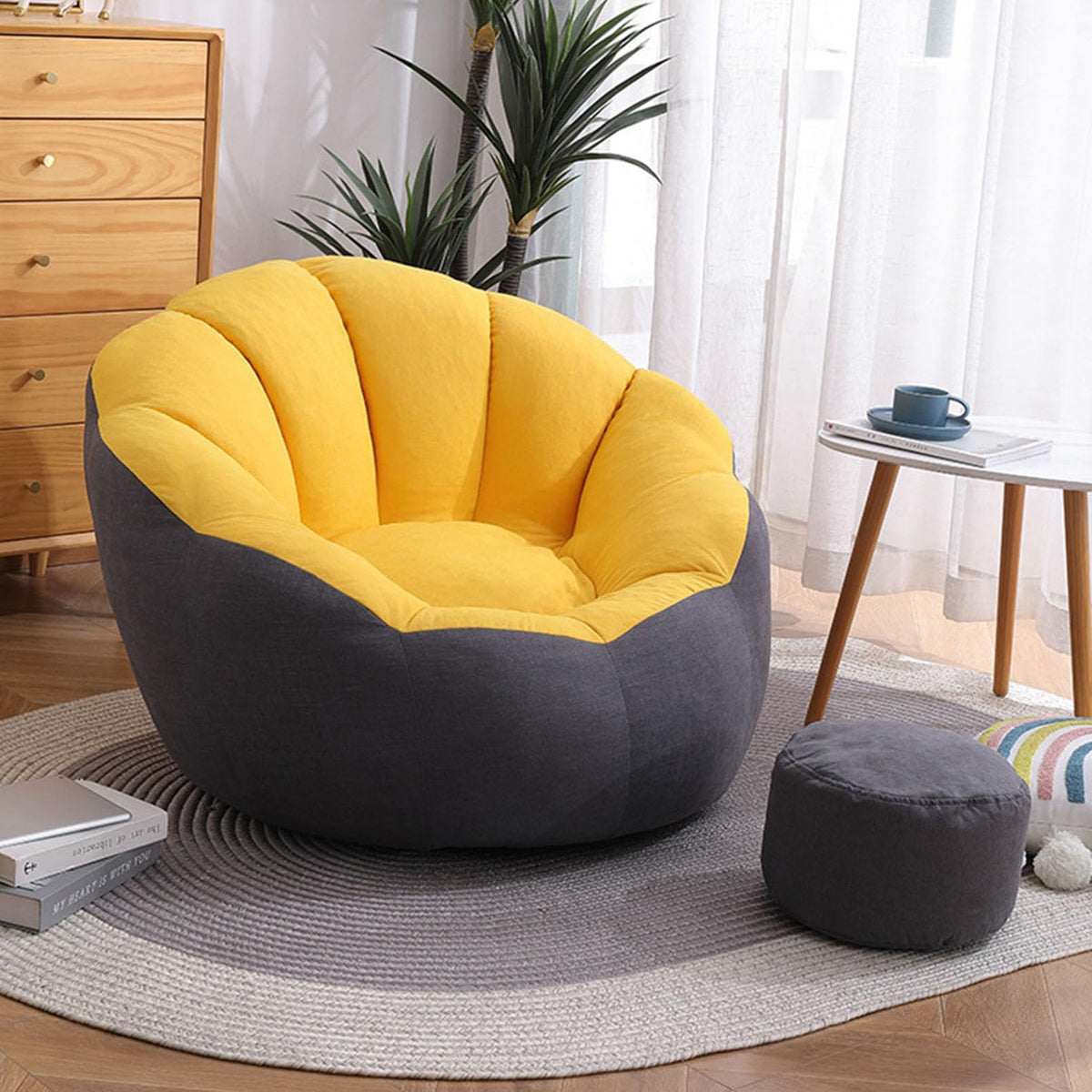 Corduroy Bean Bag Chair Cover W98459
