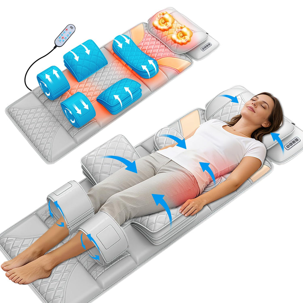 Full Body Massage Mat with Lumbar Pad & Headrest N75271