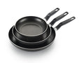 Nonstick Fry Pan Set 3 Piece, 8, 9.5, & 12 Inch, Dishwasher Safe, Black A402