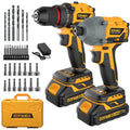 21V Brushless Cordless Drill & Impact Driver Combo Kit X408830
