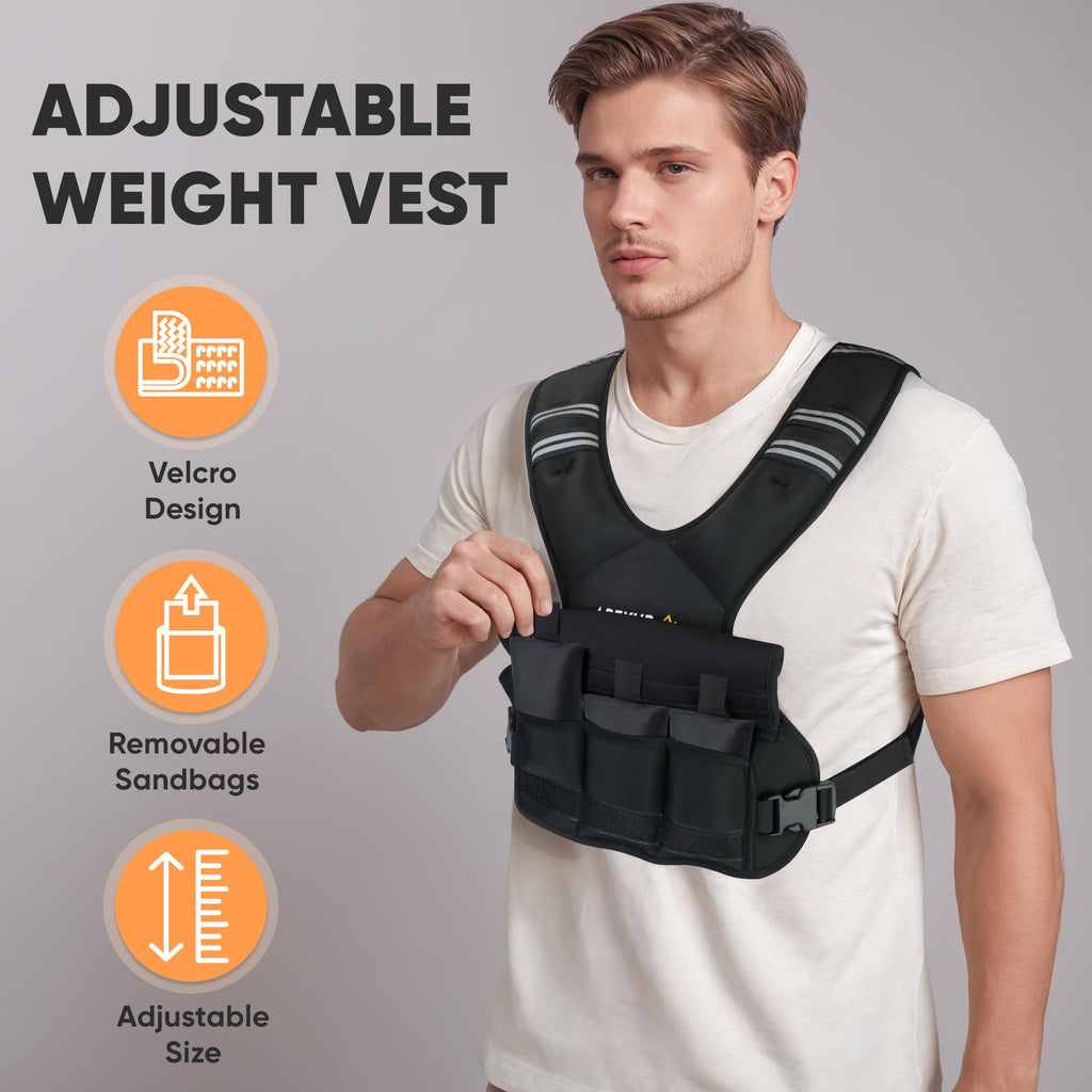 Adjustable Ankle Weights and Weighted Vest M1617