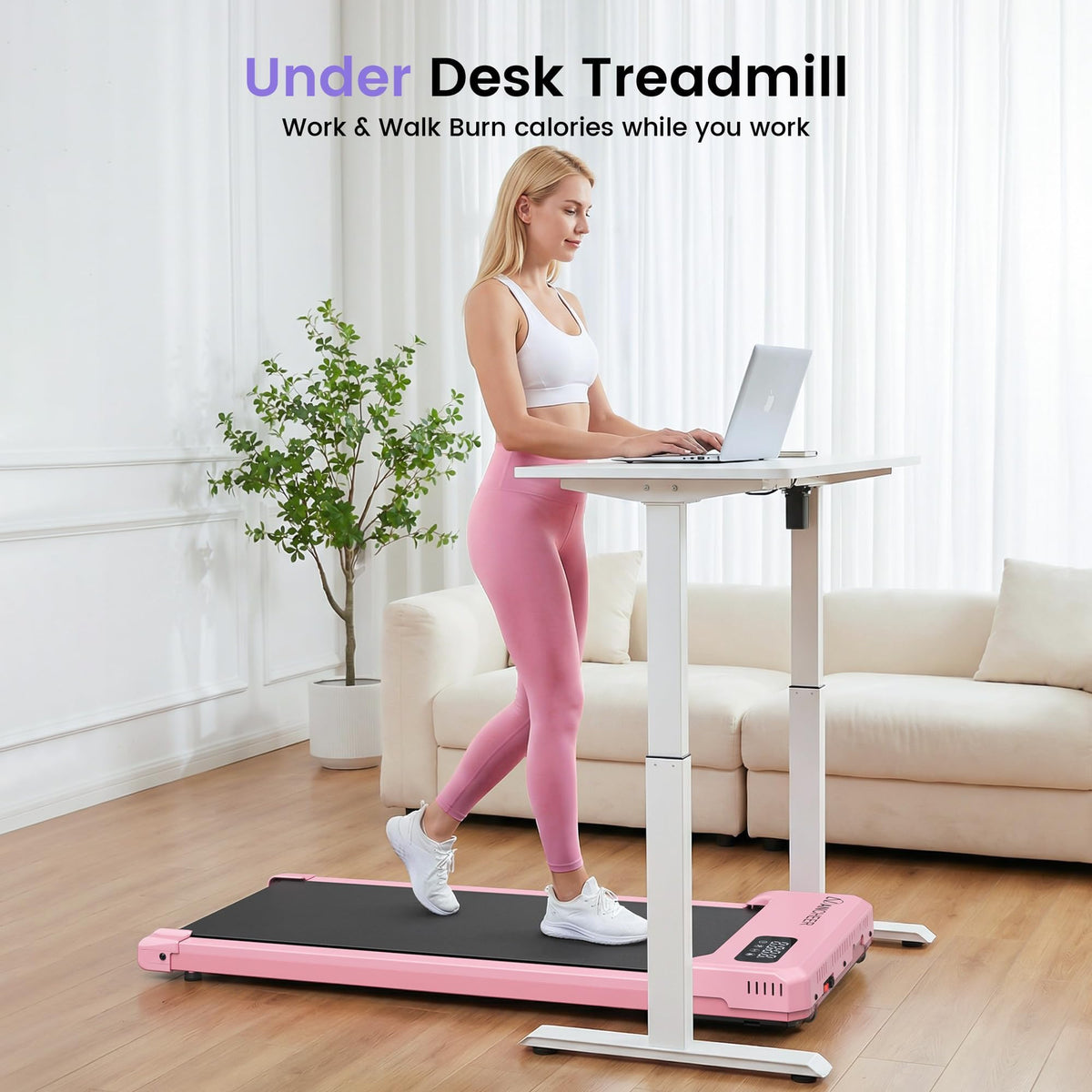 Walking Pad with Incline Treadmill D235177