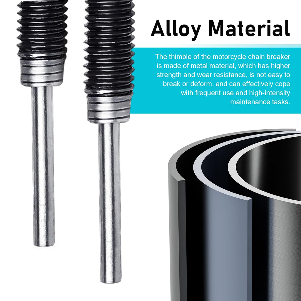 Heavy-duty Alloy 420-530 Roller Chain Breaker Tool with Grip E50363