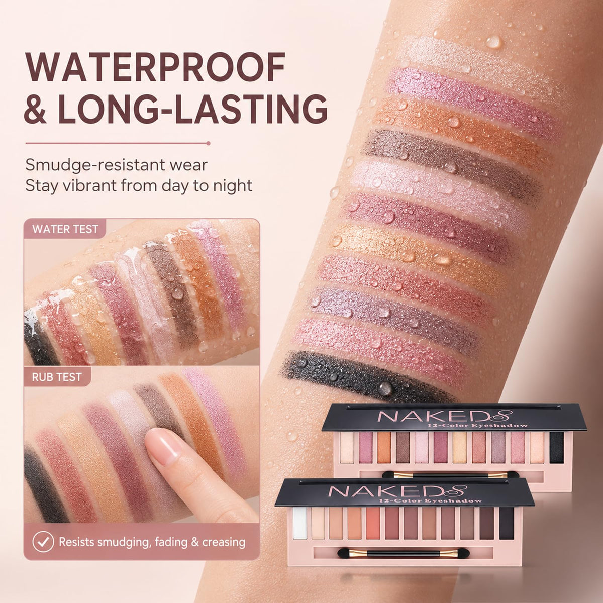 2 Pack Shimmer & Matte Eyeshadow Palette Y787
