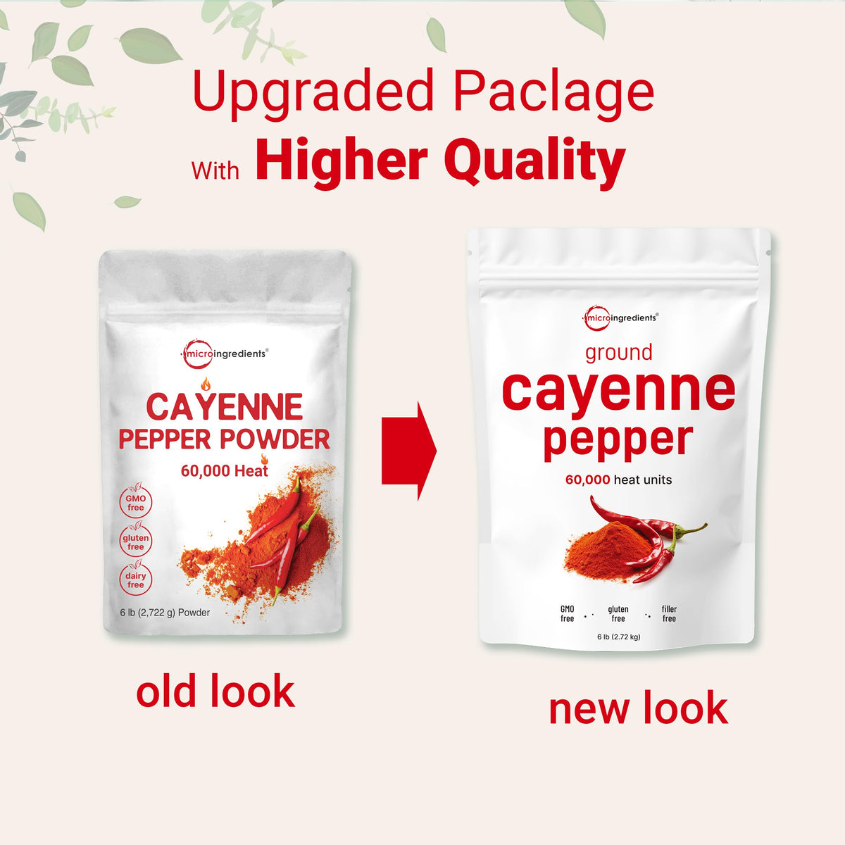 Ground Cayenne Pepper Powder 6lbs 60,000 SHU P96129