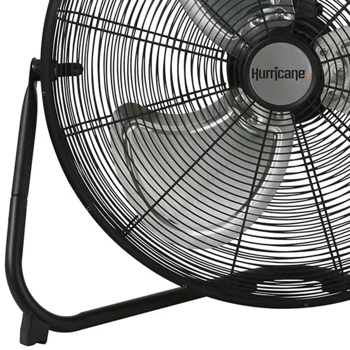 High Velocity Metal Blade Floor Fan, 3 Speeds, Black, 20in P7598