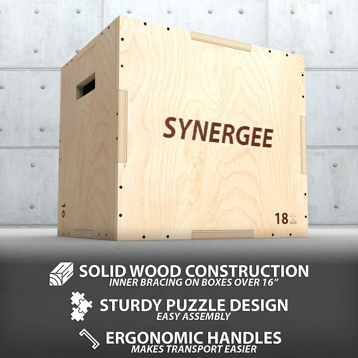 3 in 1 Wood Plyo Box I46154