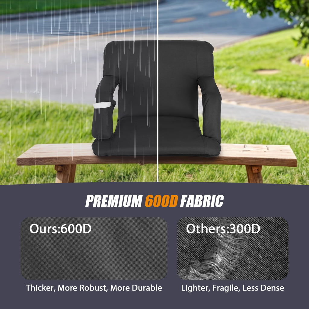 20.5"/25" Wide Padded Stadium Seat with Back Support N763303