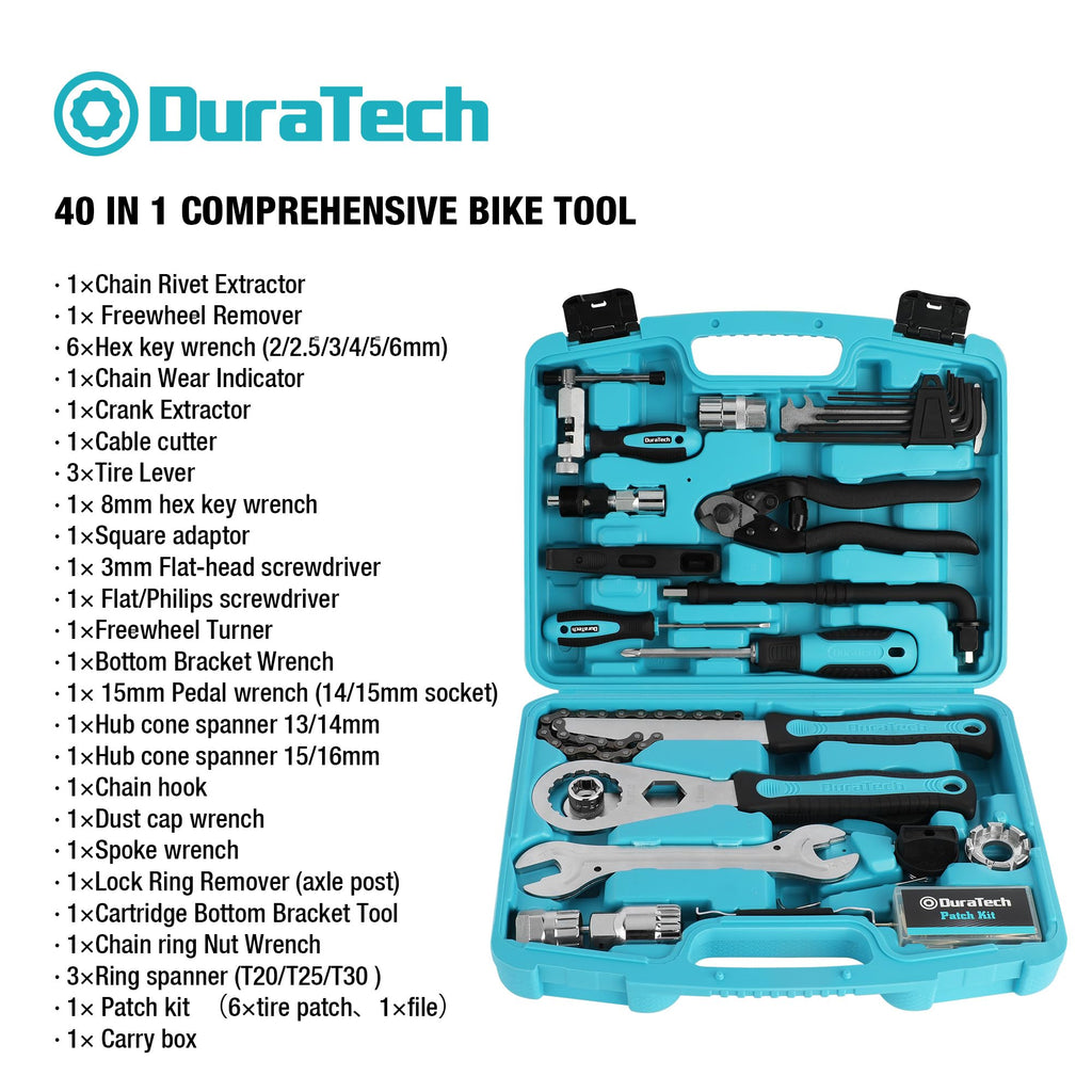 40PC Bike Repair Tool Kit with Carry Storage Case B891980