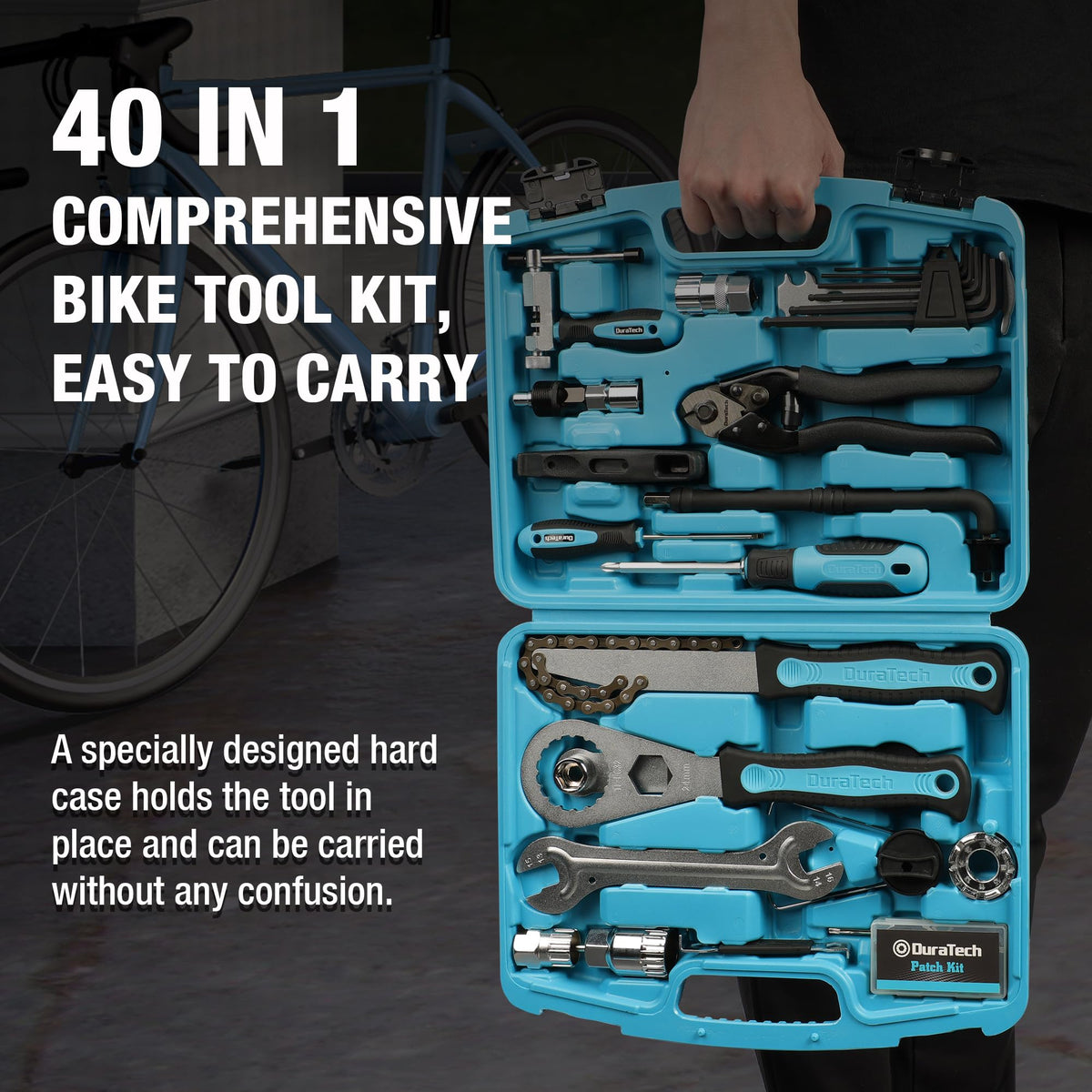 40PC Bike Repair Tool Kit with Carry Storage Case B891980