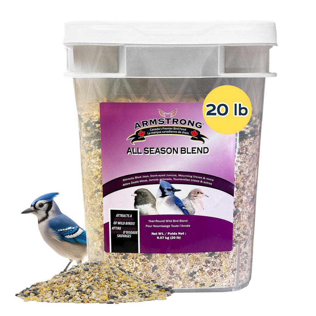 20 Pound Bird Seed Blend with Cut Corn, Wheat, Millet and Sunflower Seeds L638570
