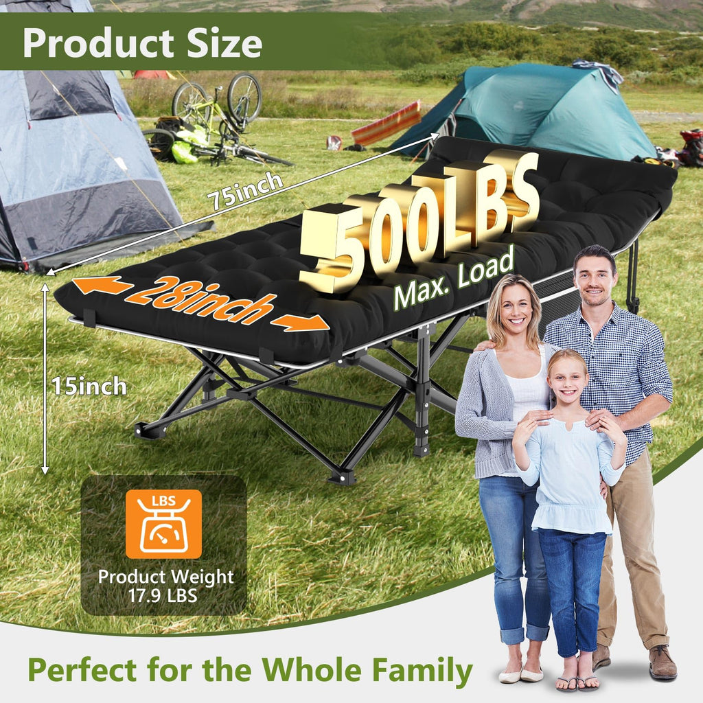 Camping Cot with Carry Bag L344542