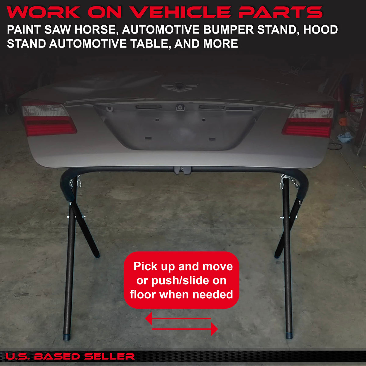 Folding Work Stand 2pk 2000lb Capacity Portable Workbench P810