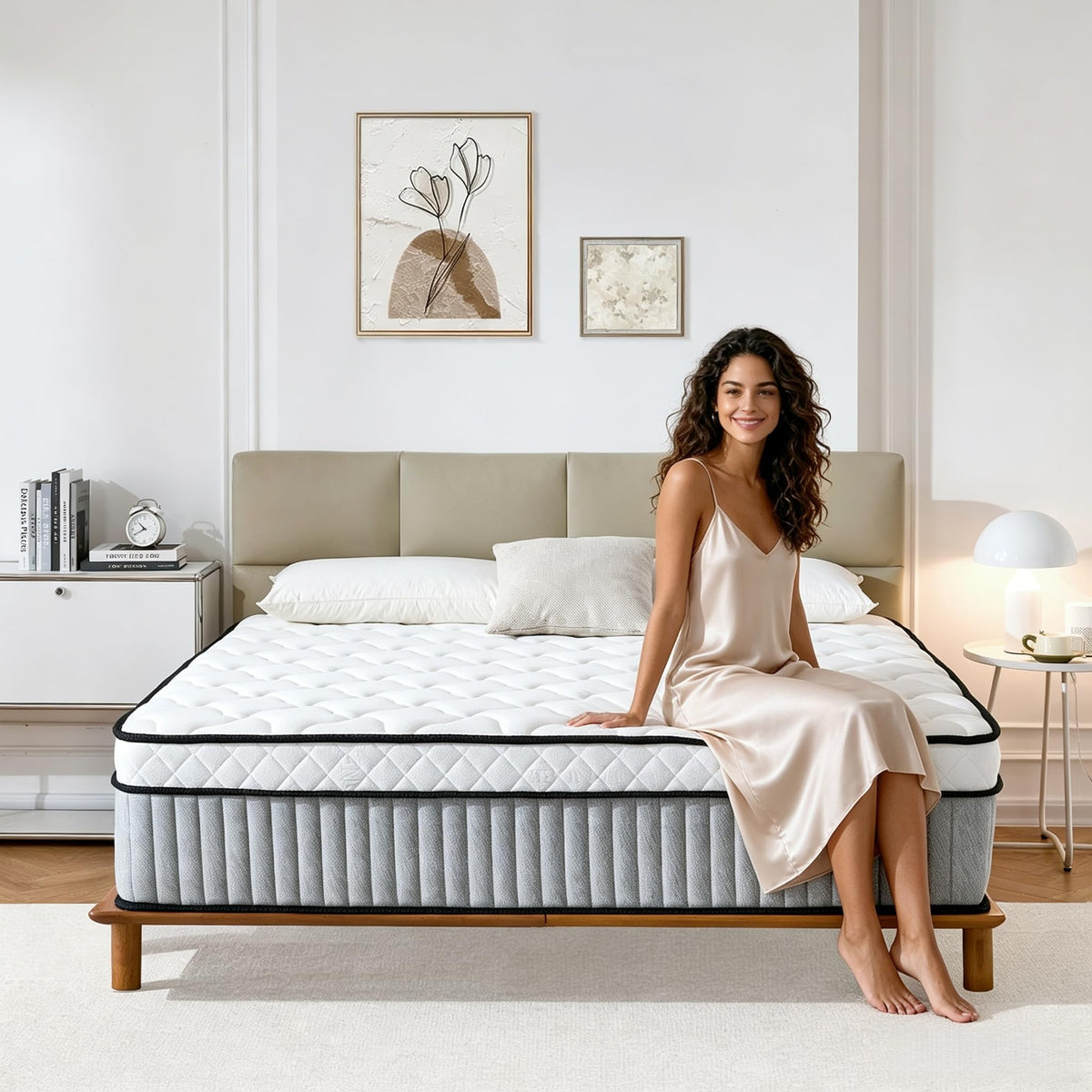 Full Size 12 Inch Hybrid Mattress W4040