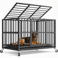 48 Inch Heavy Duty Black Dog Crate P995