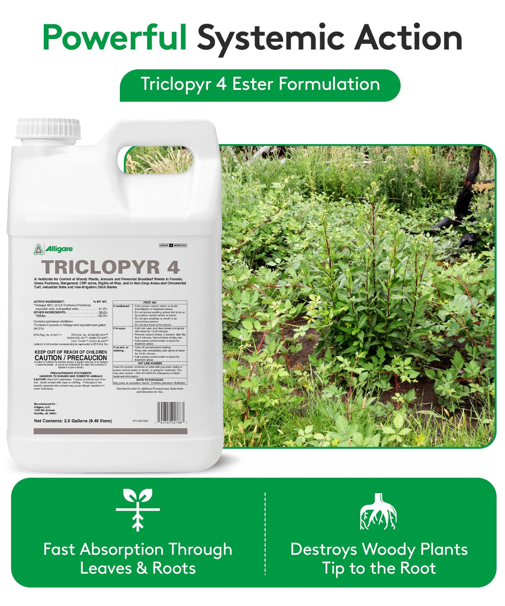 Triclopyr 4 Herbicide 2.5 Gallon L1262