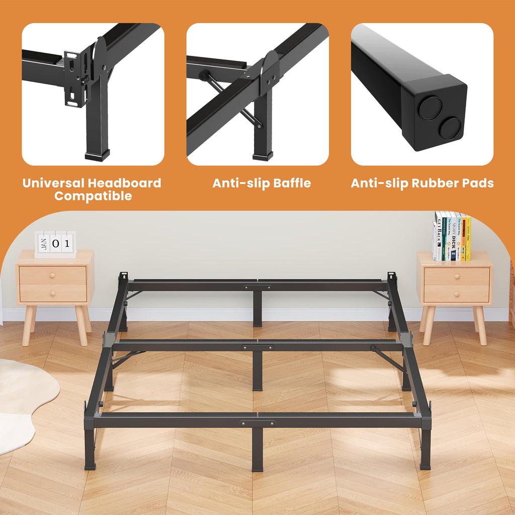 Queen 8 Inches Metal Bed Frame B8099