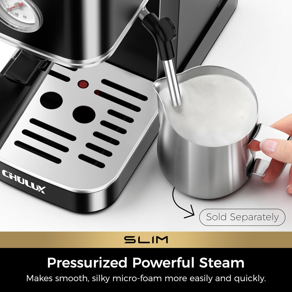 Slim Espresso Machine with Milk Frother A522