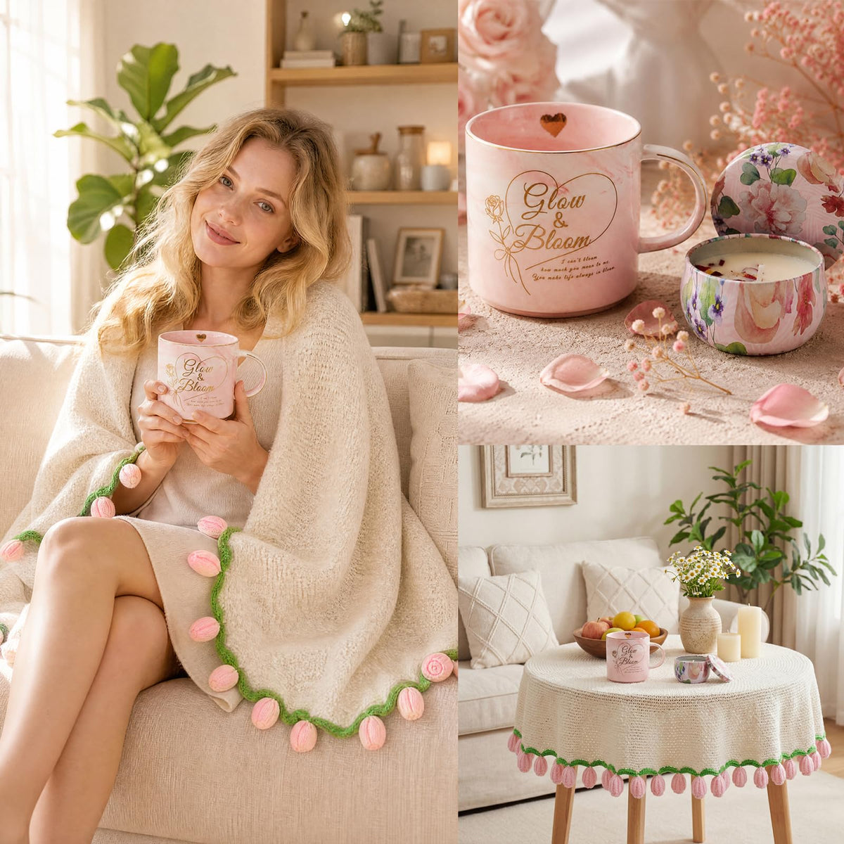 Pink Self Care Gift Basket K63967