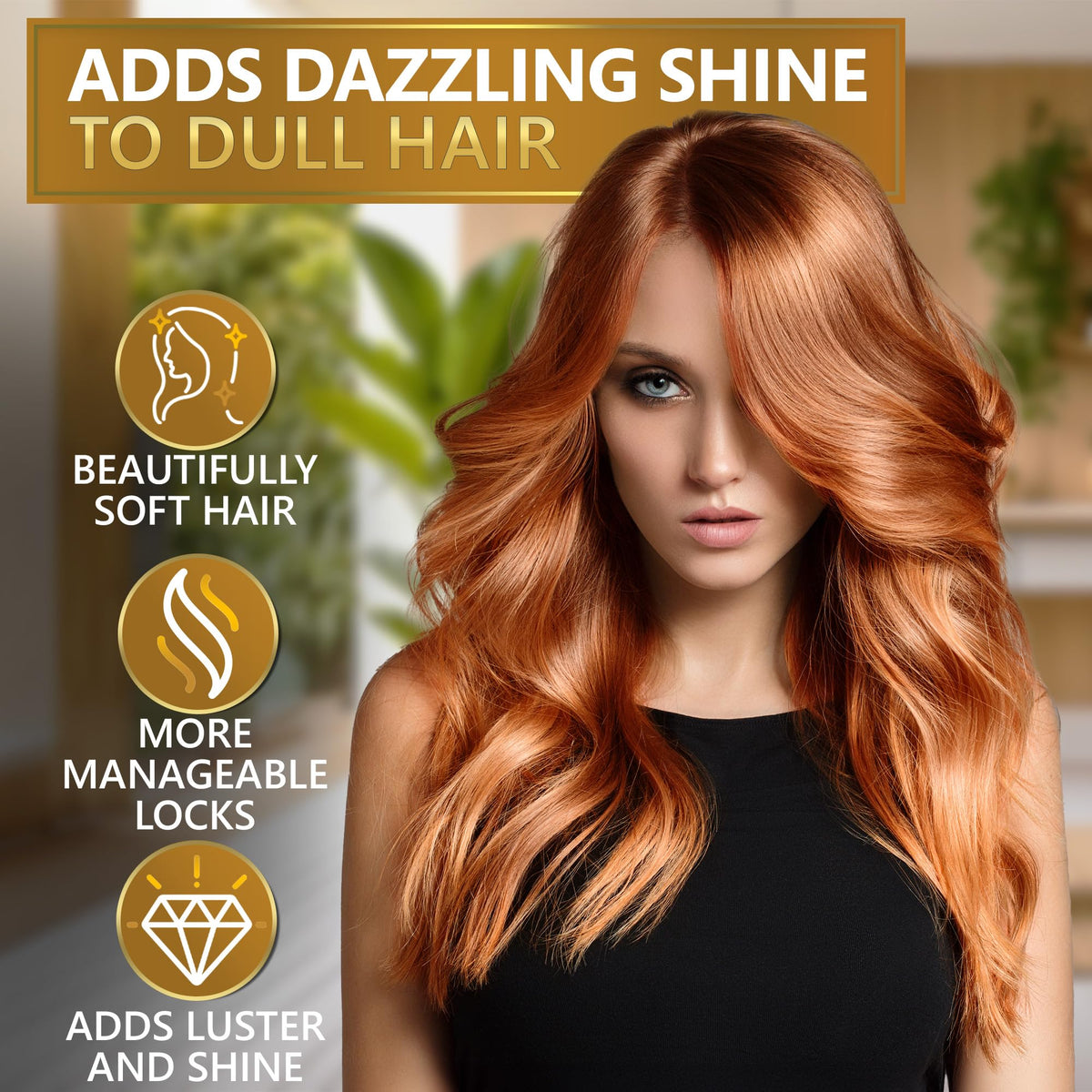 Coconut Shampoo and Conditioner Set and Moroccan Argan Oil Mask and Hair Serum U9839