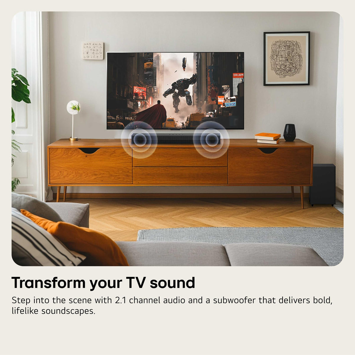 2.1 ch Soundbar with Wireless Subwoofer T993871