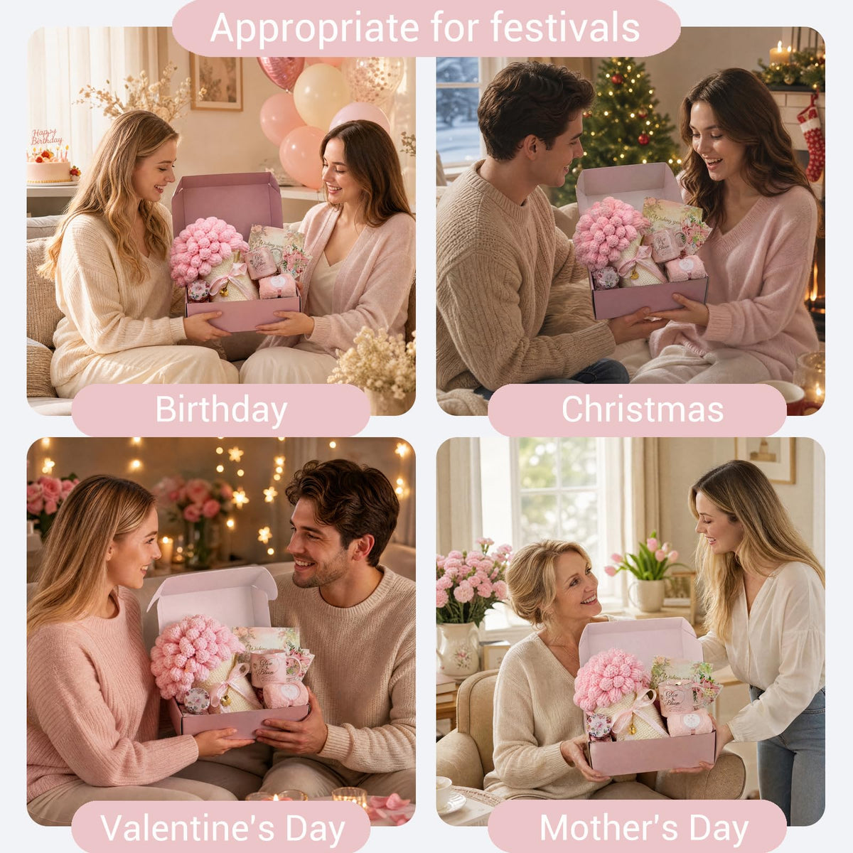 Pink Self Care Gift Basket K63967
