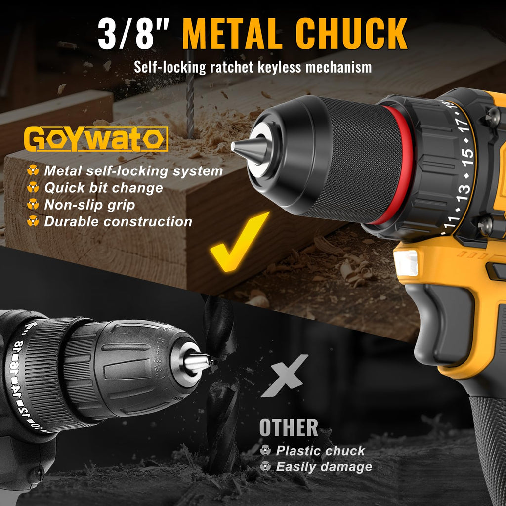 21V Brushless Cordless Drill & Impact Driver Combo Kit X408830