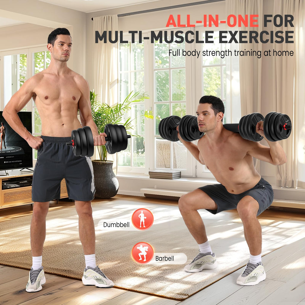 Adjustable Dumbbell Set 20/30/40/60/80 lb Free Weight Set E4892