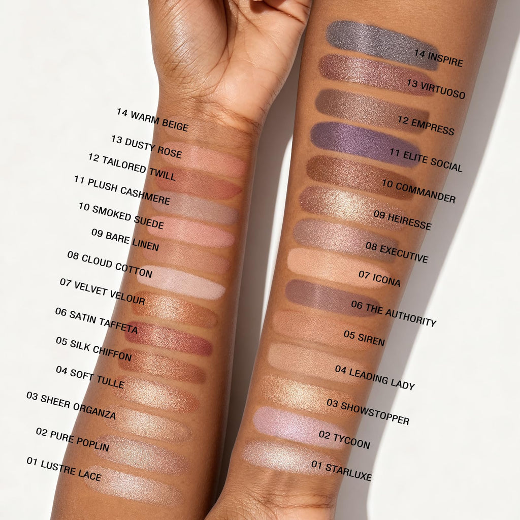 Baked Eyeshadow Palette, Matte & Shimmer Z7010
