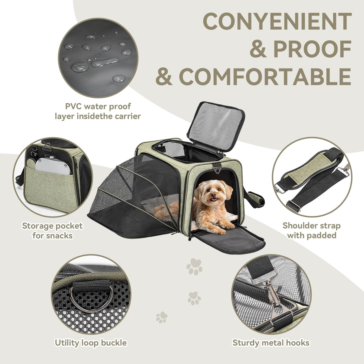 Expandable Cat Carrier A5496