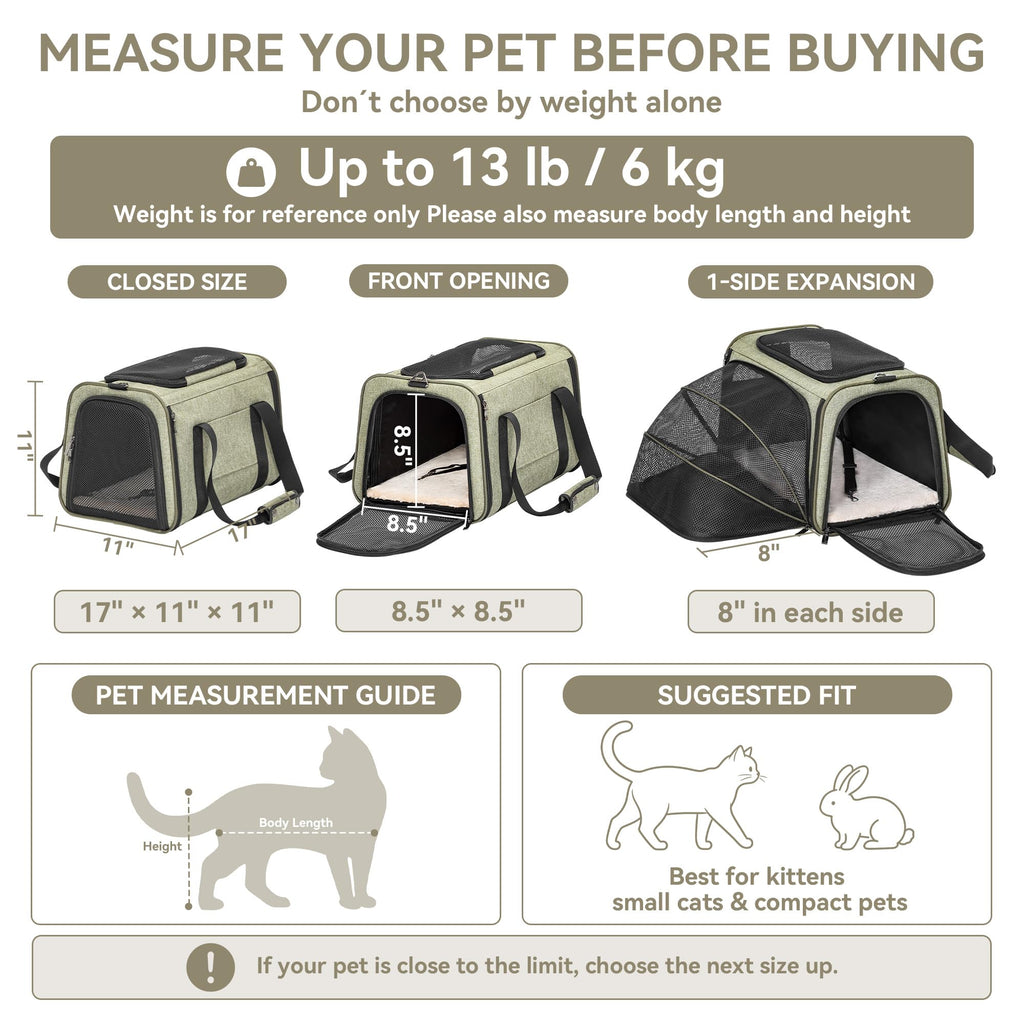 Expandable Cat Carrier A5496