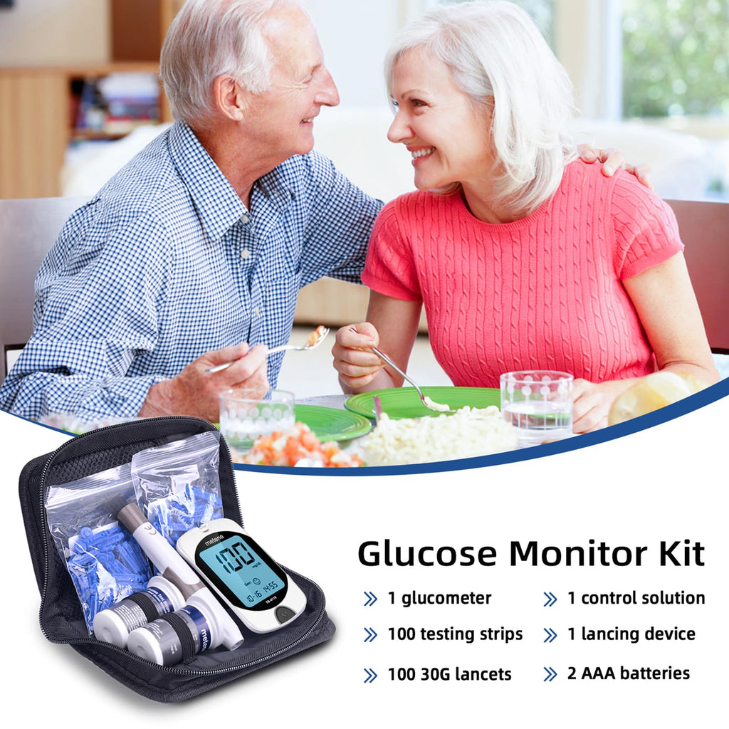 Blood Glucose Monitor Kit & Twist Top Lancets T2282